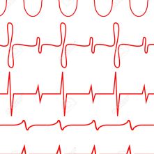 Seamless set of lines heartbeat. Pulse electrocardiogram, amplitude health, diagnosis illness. Vector art design abstract unusual fashion illustration